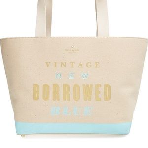 Kate Spade Wedding Belles bridal tote